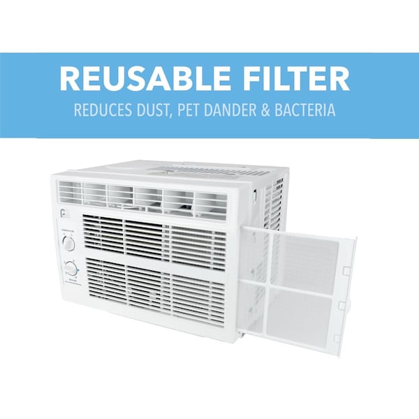 Perfect Aire Perfect Aire 5000 BTU 115 V Window Air Conditioner 100-150 sq ft - 5PMC5000