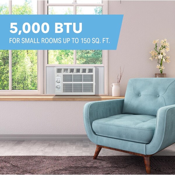 Perfect Aire Perfect Aire 5000 BTU 115 V Window Air Conditioner 100-150 sq ft - 5PMC5000