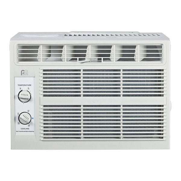 Perfect Aire Window AC 5000 BTU13.251612 inLxWxH, 115V AC, 16 in W. - 5PMC5000TH