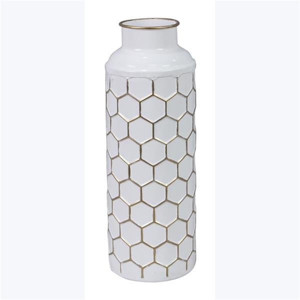 Designs-Done-Right Metal Honey Bee Decorative Vase - DE3278401