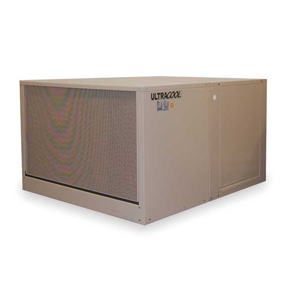 Mastercool Ducted Evaporative Cooler 5,000 cfm, 1600 sq. ft., 9 gal, 3/4 HP, Belt Drive - 2YAE8-2HTL4-3X275