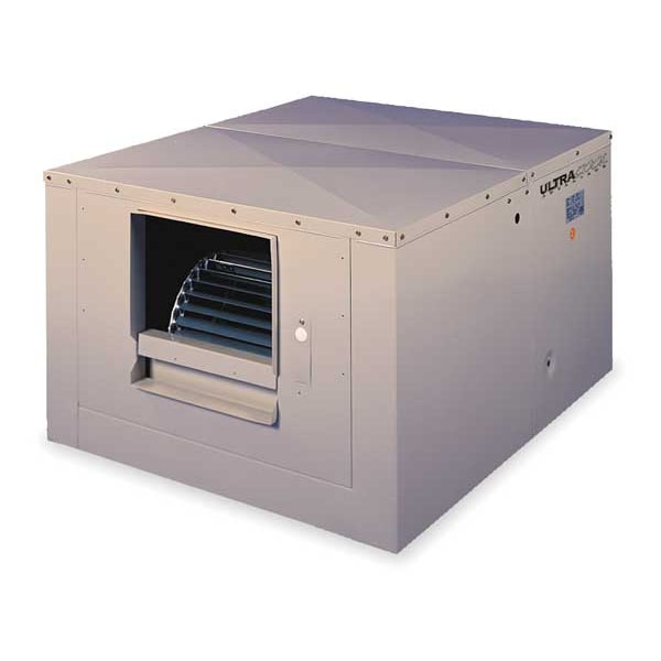 Mastercool Ducted Evaporative Cooler 4,400 cfm, 1600 sq. ft., 9 gal, 3/4 HP, Belt Drive - 2YAE9-2HTL4-3X275