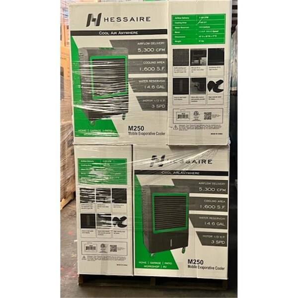 Hessaire Hesm250 Evaporative Cooler Pallet Of 5 - M250-PL5