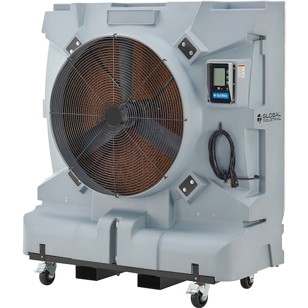 Global Industrial 36 Portable Evaporative Cooler, Direct Drive, 3 Speed, 74 Gal. Capacity - 293132