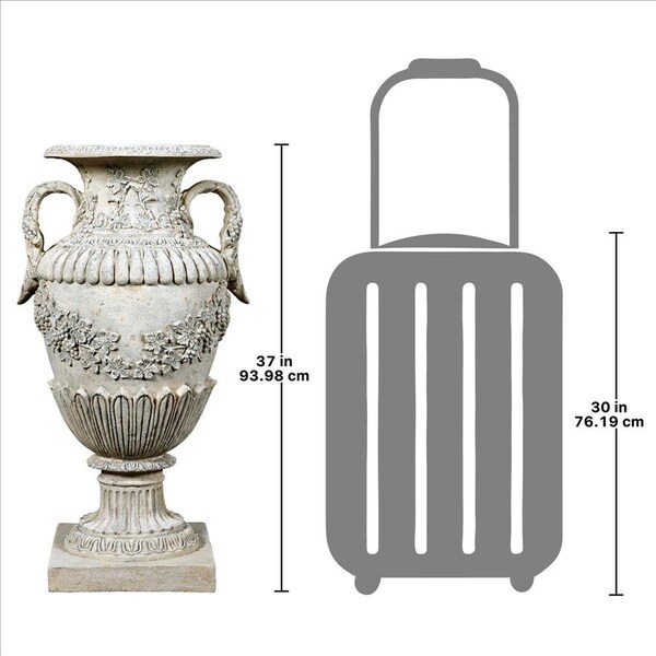 Design Toscano Wine Harvest Oviform Architectural Garden Urn: Each - NE210146