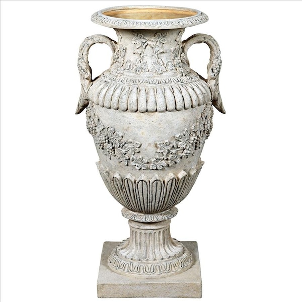 Design Toscano Wine Harvest Oviform Architectural Garden Urn: Each - NE210146