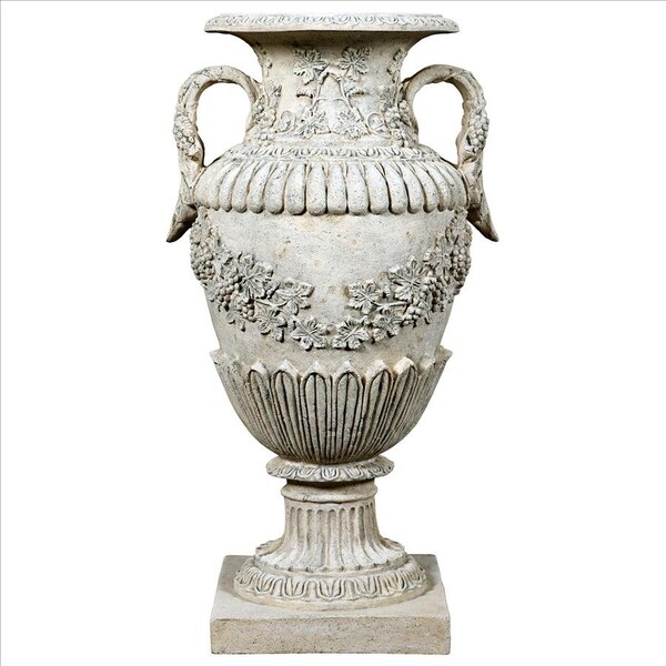 Design Toscano Wine Harvest Oviform Architectural Garden Urn: Each - NE210146