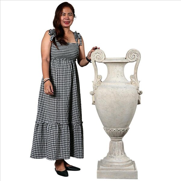 Design Toscano Chateau de Fontainebleau Architectural Garden Urn: Set of Two - NE9210159