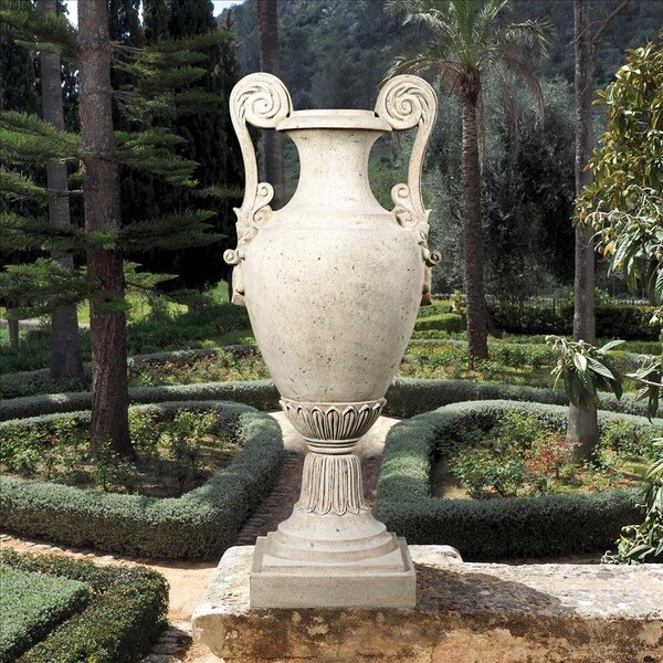 Design Toscano Chateau de Fontainebleau Architectural Garden Urn: Set of Two - NE9210159