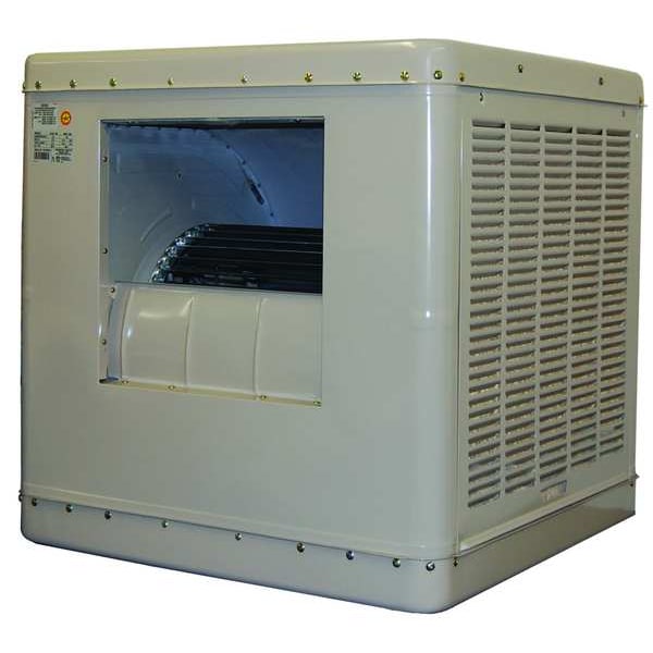 Essick Air Ducted Evaporative Cooler 3,000 cfm, 700 sq. ft., 8.4 gal, 1/3 HP, Belt Drive - 2YAE5-6AYP7