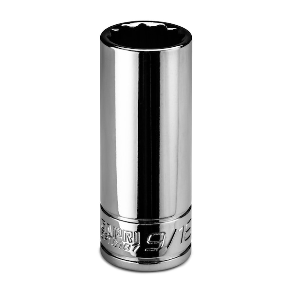 Capri Tools 1/4 in Drive 9/16 in 12-Point SAE Deep Socket - CP16187