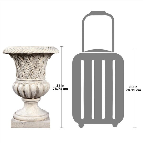 Design Toscano Hampton Court Tudor Architectural Garden Urn: Each - NE210142