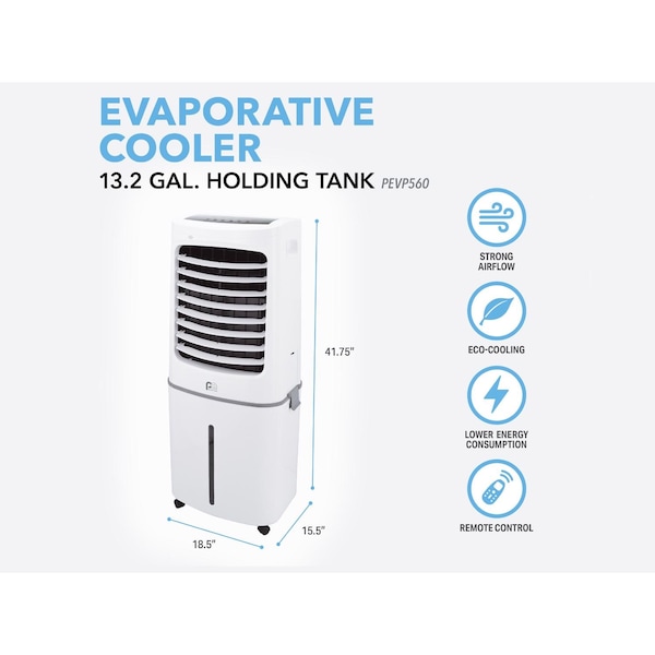 Perfect Aire Perfect Aire 500 sq ft Portable Evaporative Cooler 560 CFM - PEVP560