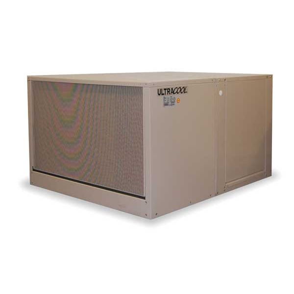 Mastercool Ducted Evaporative Cooler 5,400 cfm, 2200 sq. ft., 9 gal, 1/2 HP, Belt Drive - 2YAE6-2HTL1-3X274