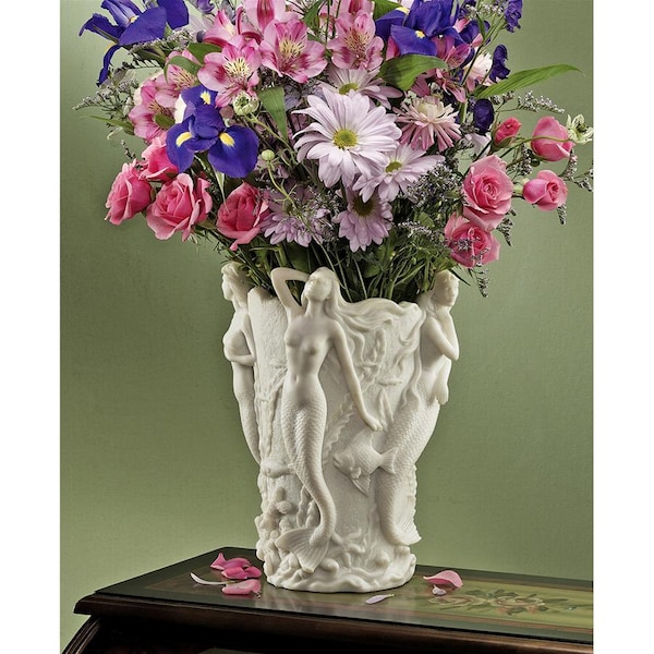 Design Toscano Sirens of the Deep Bonded Natural Marble Urn - KY45