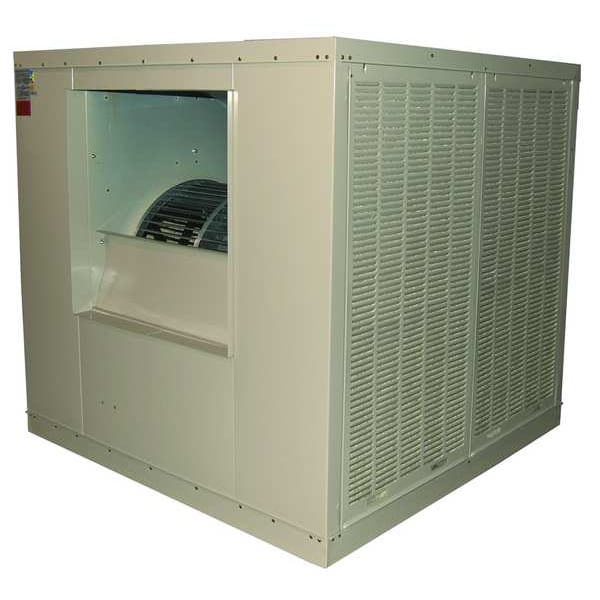 Champion Ducted Evaporative Cooler 16,000 cfm, 10,000 sq. ft., 50 gal, 2 HP, Belt Drive - 7K582
