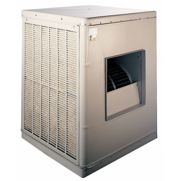 Champion Ducted Evaporative Cooler 7,500 cfm, 4000 sq. ft., 20 gal, 3/4 HP, Belt Drive - 7K594