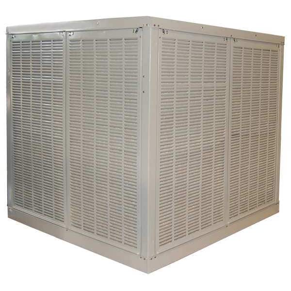 Essick Air Ducted Evaporative Cooler 3,100 cfm, 1800 sq. ft., 6.5 gal, 1/3 HP, Belt Drive - 2YAE2-2HTK5