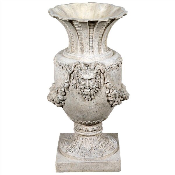 Design Toscano The Greek Pan of Olympus Architectural Garden Urns: Set of Two - NE9210151