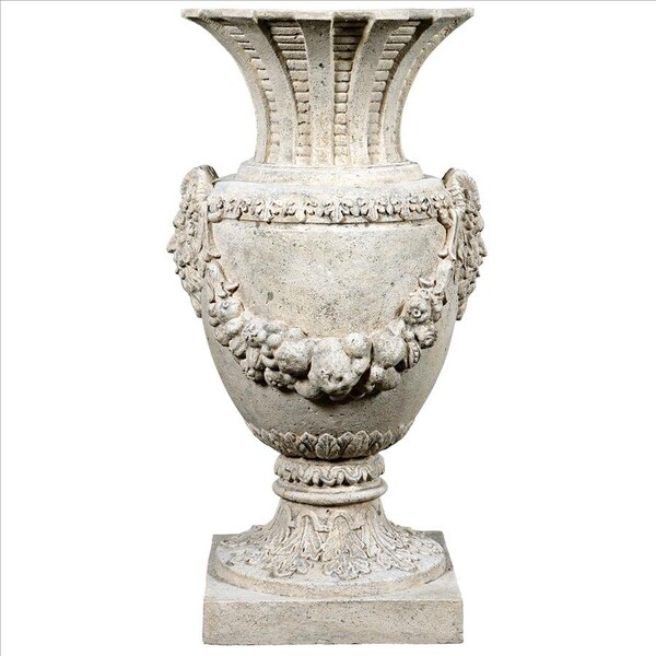 Design Toscano The Greek Pan of Olympus Architectural Garden Urns: Set of Two - NE9210151