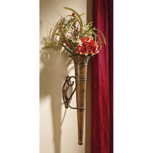Design Toscano Lochloy Manor Wall Pocket Vase - MH20069