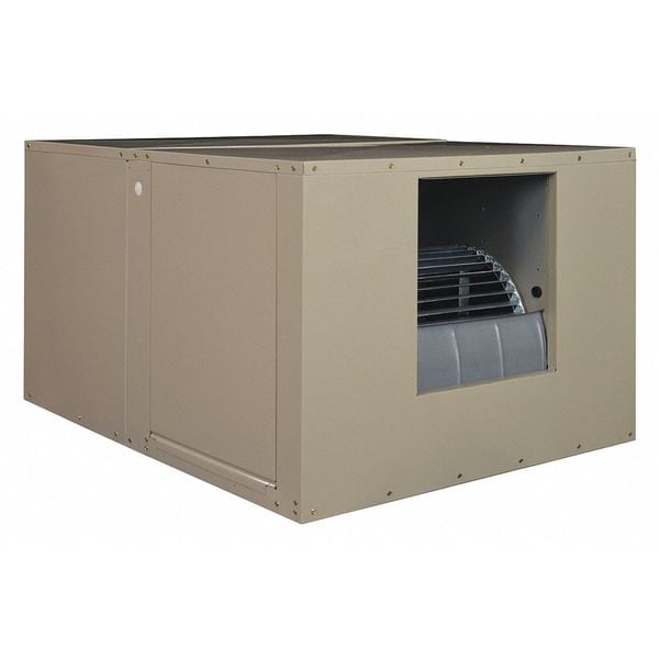 Mastercool Ducted Evaporative Cooler 5,000 cfm, 1800 sq. ft., 7 gal, 3/4 HP, Belt Drive, 16" Blade Dia. - AS1C5112
