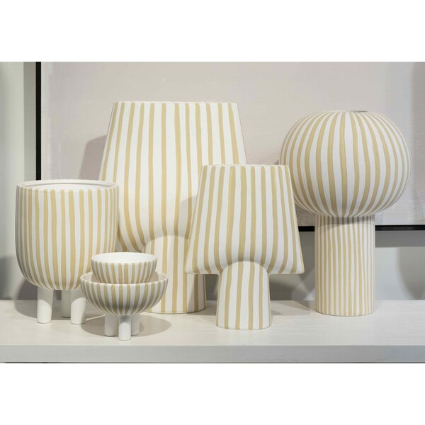 Elk Home Hawking Striped Vase, Large - H0017-10640