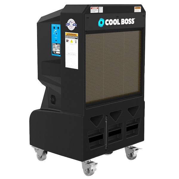 Cool Boss Portable Evap Air Cooler  110V, 60hz, 1 phase, 15 Gal capacity - CB-12SL