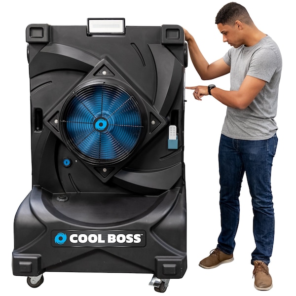 Cool Boss Portable Evap Air Cooler  110V, 60hz, 1 phase, 60 Gal capacity - CB-16L