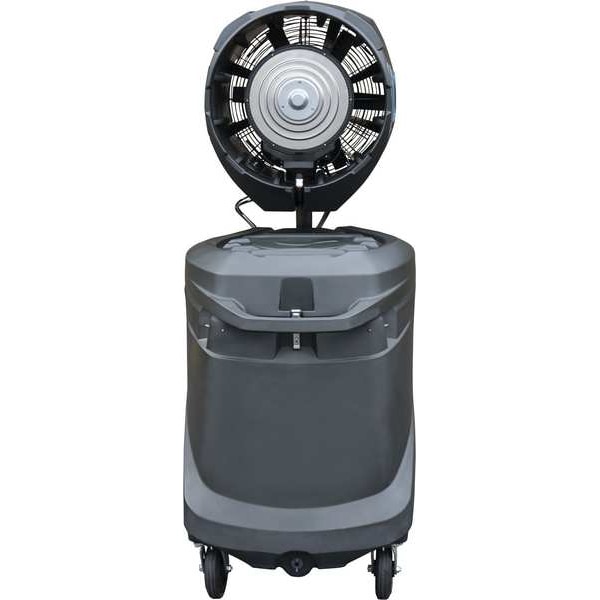 Power Breezer Portable Misting Cooler at 10 ft. 22 mph; at 20 ft. 14 mph; at 40 ft. 7 mph, 85 gal, Direct Drive - PB4BASE