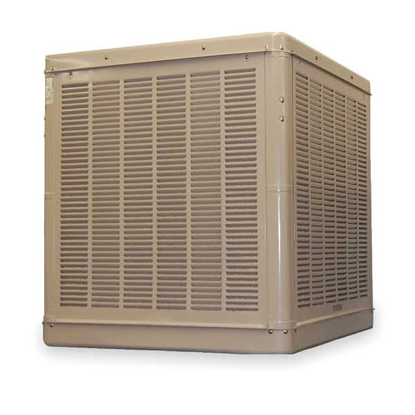 Essick Air Ducted Evaporative Cooler 6,500 cfm, 1600 sq. ft., 12.2 gal, 3/4 HP, Belt Drive - 2YAD9-2HTL2