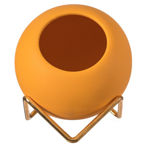 Uniquewise Small Ceramic Flower Vase for Living Room, Home Office Table, Dining Room, and Entryway Decor - - QI004344.2