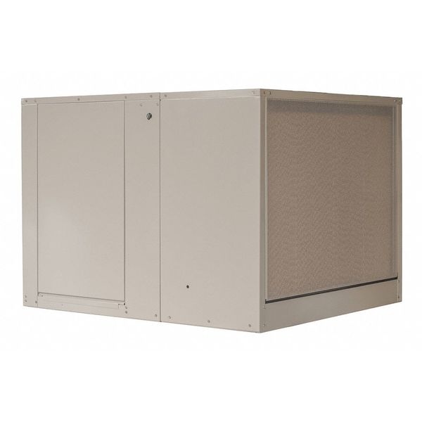 Mastercool Ducted Evaporative Cooler 7,000 cfm, 2300 sq. ft., 7 gal, 1 HP, Belt Drive, 20" Blade Dia. - AS1C7112