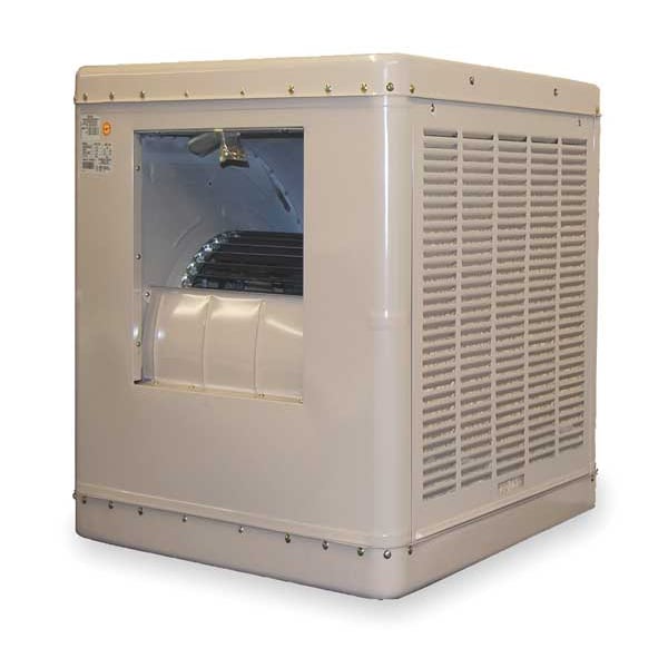Essick Air Ducted Evaporative Cooler 4,100 cfm, 1200 sq. ft., 12.5 gal, 1/3 HP, Belt Drive - 2YAE4-6AYP7