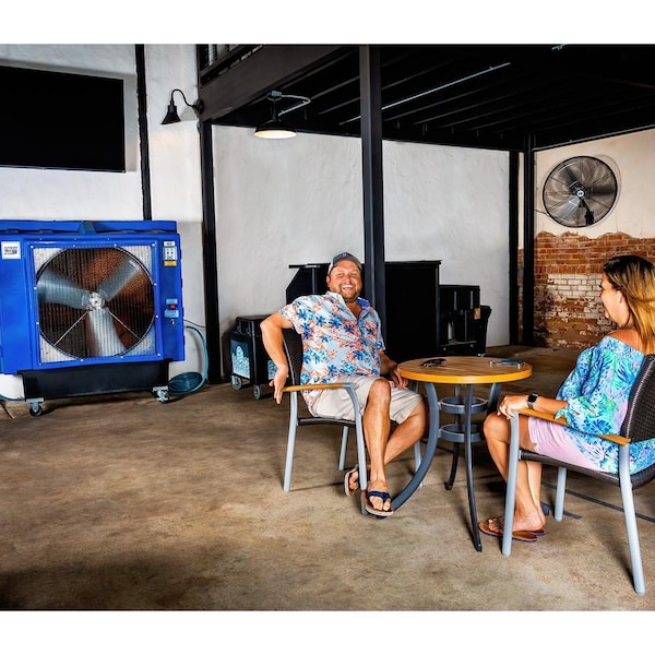Maxx Air Evap Cooler, Evaporative Cooler, Swamp Cooler 9,700 CFM, 1/2 HP, Direct, 36" Blade Dia. - EC36D1