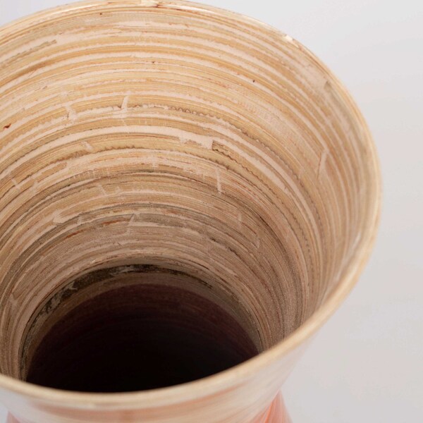 Uniquewise Classic Bamboo Floor Vase Handmade, For Dining, Living Room, Entryway, PK 3 - QI003242.3