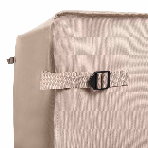 Modern Leisure Chalet Square Air Conditioner Cover, 36 in. Square x 3 in. H, Beige - 3039