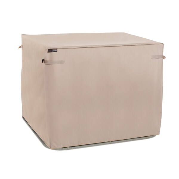 Modern Leisure Chalet Square Air Conditioner Cover, 36 in. Square x 3 in. H, Beige - 3039