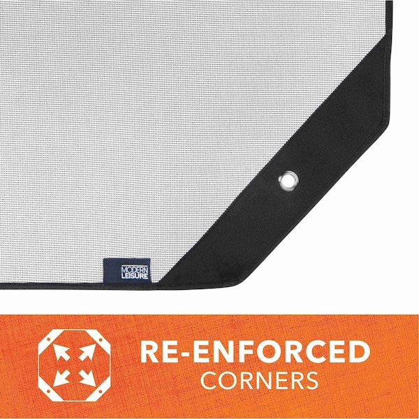 Modern Leisure Basics Universal Air Conditioner Cover, Mesh Topper, 36 in. Square, Black - 3123