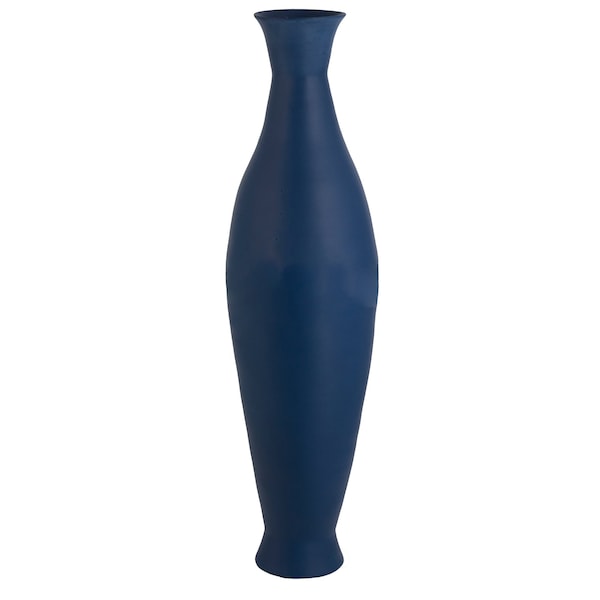 Uniquewise Modern Decorative Bamboo Floor Flower Vase for Living Room, Entryway or Dining - QI004206.L.BL