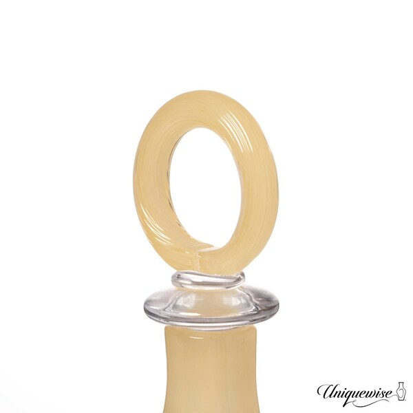 Uniquewise Unique 20-Inch and 16-Inch Decanter-Inspired Glass Vases - Ideal Centerpieces for Entryway - QI004734.2