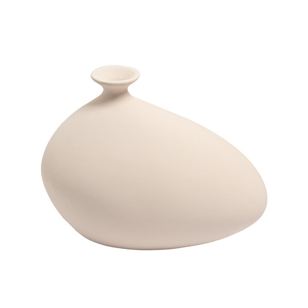 Elk Signature Cy Vase, Medium White - H0517-10728