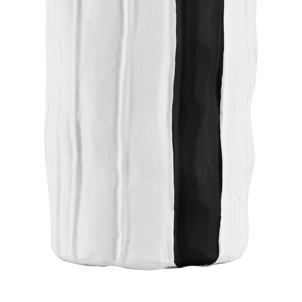 Elk Home Carter Vase, Striped Black - H0017-9167
