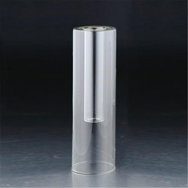 Diamond Star 10 x 3 in. Glass Vase, Clear - 64449