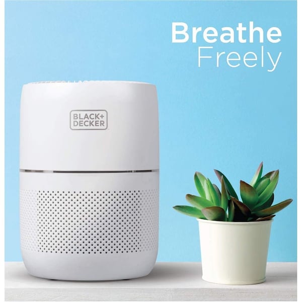 Black & Decker Tabletop Air Purifier - 3-Stage Filtration System, HEPA Air Purifiers for Home - BAPT01