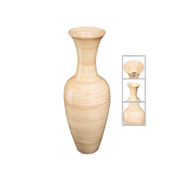 Hastings Home Hastings Home Handcrafted 28 inch Tall Decorative Classic Floor Bamboo Vase for Plants (Natural) - 280271YWA