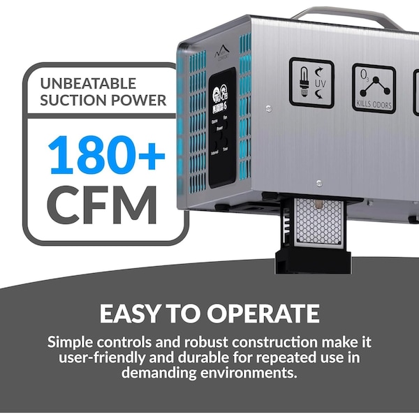 Prolux New Comfort Stainless Steel 9,000 to 14,000 mg/hr Commercial Ozone Generator and Air Purifier - SS12000