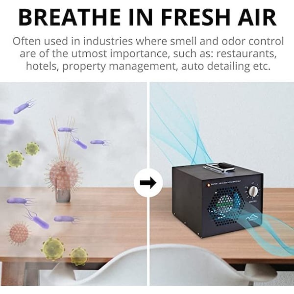 Prolux New Comfort Commercial Air Purifier Cleaner Ozone Generator with UV - F105A