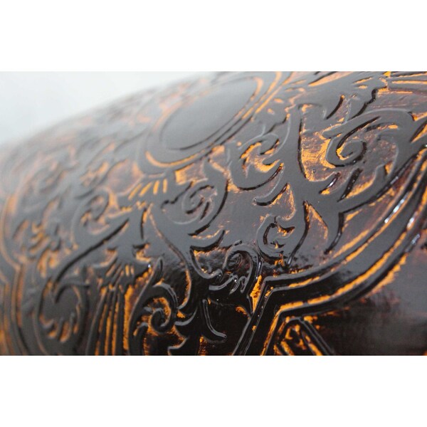 Uniquewise Antique Style Brown Floor Vase, 36 Inch Tall - QI003301L