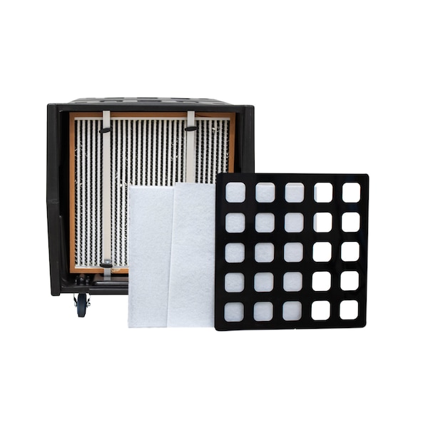 Xpower Portable 3 Stage Filtration HEPA Air Purifier System, 2000 CFM, 8.5 Amps, 2 Speed - AP-2000